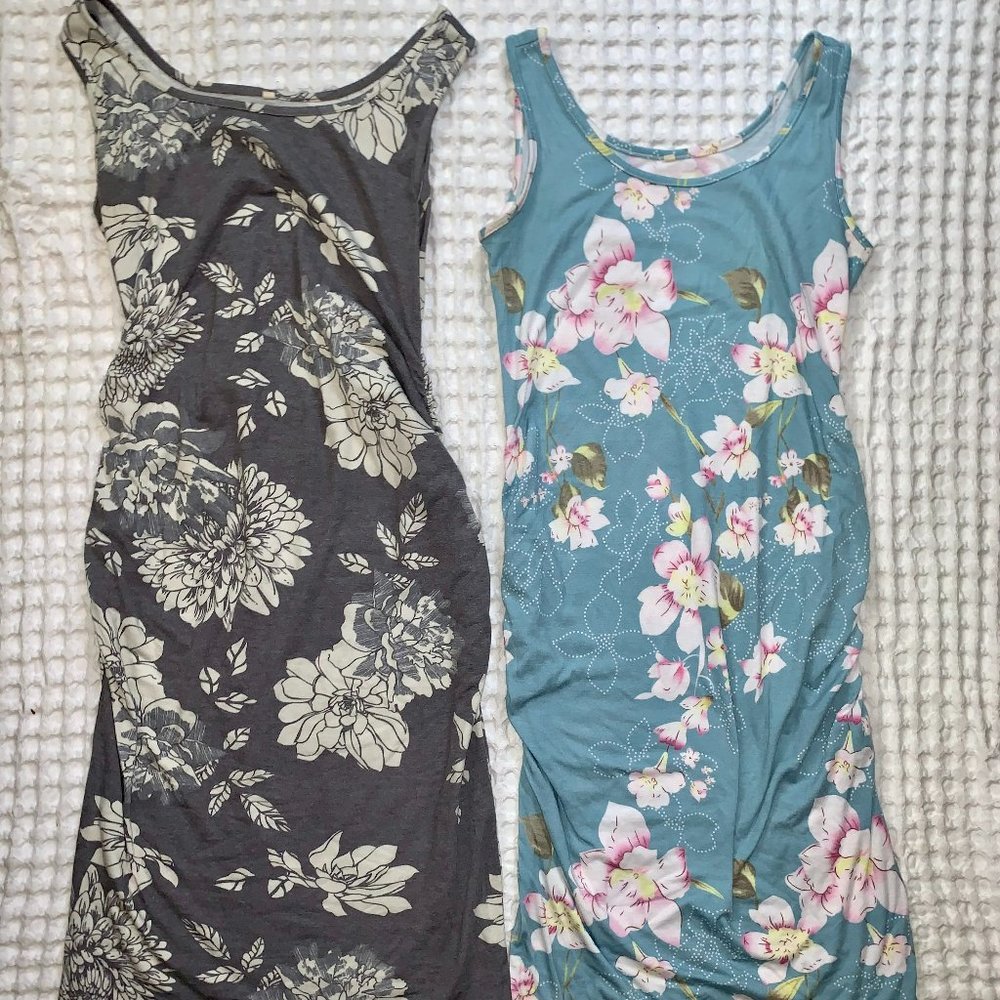 Women's Maternity Sleeveless Tank Dresses